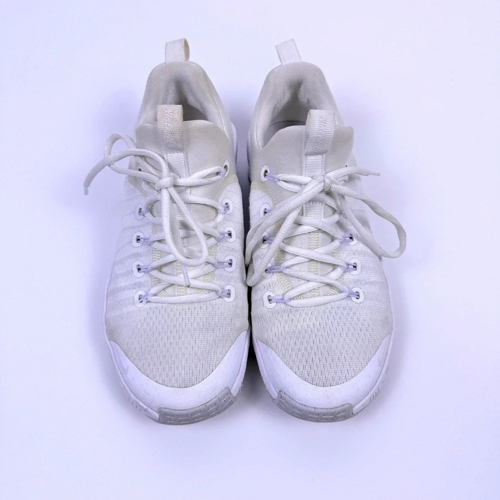 Nike Free Metcon 6 Training Shoes Womens 9 White FJ7126-101 Gym Sneakers